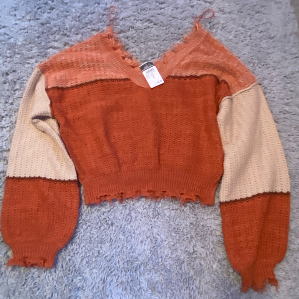 Off the shoulder sweater